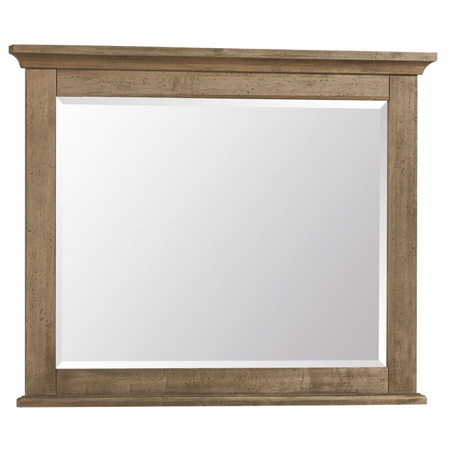 Vaughan-Bassett Carlisle - Landscape Mirror - Warm Natural