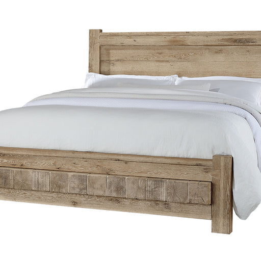 Vaughan-Bassett Dovetail - King Poster Bed With 6 X 6 Footboard - Sun Bleached White