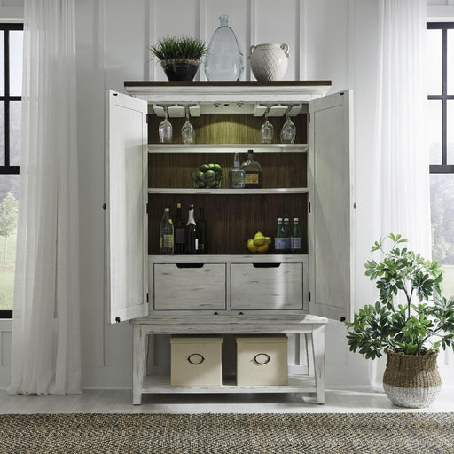 Liberty Furniture River Place - Bar Cabinet - White