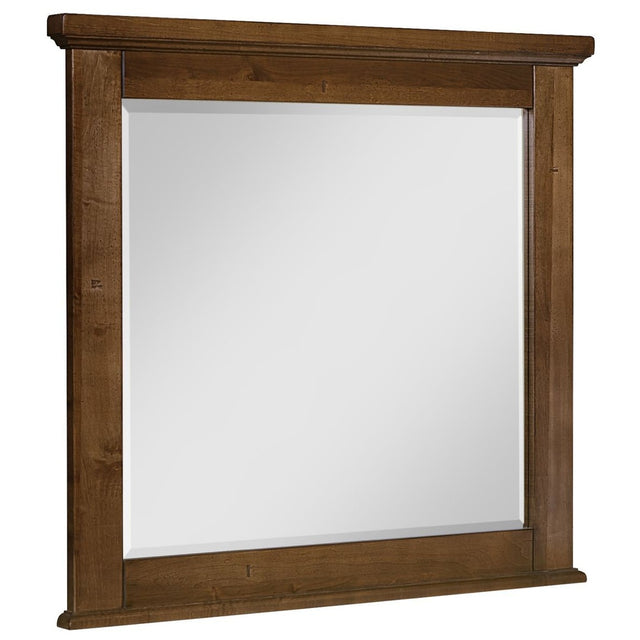 Vaughan-Bassett Cool Rustic - Landscape Mirror - Amber