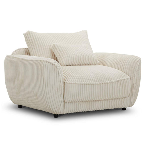 Parker House Utopia - Chair and A Half with Lumbar Pillow - Mega Ivory