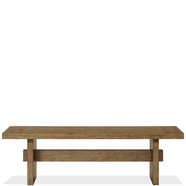 Riverside Furniture Bozeman - Dining Bench - Light Brown