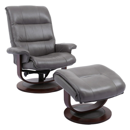 Parker House Knight - Manual Reclining Swivel Chair and Ottoman - Ice
