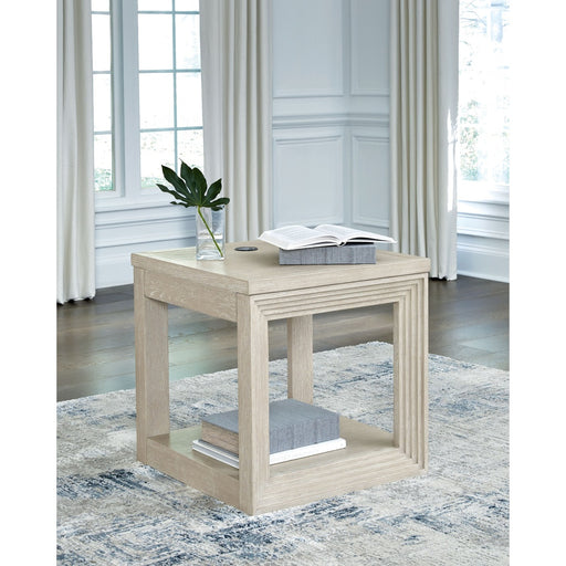 Ashley Marxhart Square End Table - Bisque